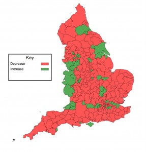 District change 2006/07 – 2016/17